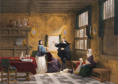 غرفة شركة Brewers &39;، أنتويرب ، الورقة 1 من "محفظة Haghe&39;s Sketches: Belgium ، ألمانيا" ، c.1845-55 بواسطة لويس هاجي