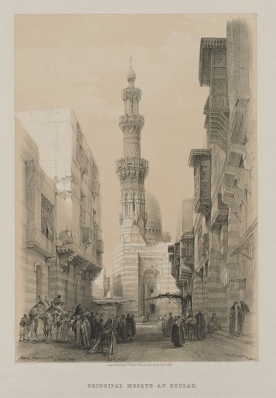 مصر والنوبة ، المجلد الثالث: بولاك ، القاهرة ، ج. 1846. بواسطة لويس هاجي
