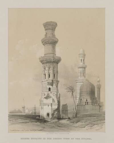 مصر والنوبة ، المجلد الثالث: المساجد المدمرة في الصحراء ، غرب القلعة بواسطة إف جي مون ، 20 شارع ثريدنيدل ، لندن