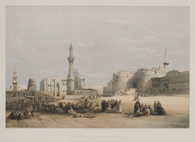 مصر والنوبة ، المجلد الثالث: مدخل قلعة القاهرة ، 1849. بواسطة لويس هاجي