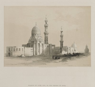 مصر والنوبة ، المجلد الثالث: مقابر الخلفاء - القاهرة. مسجد عايد بى ، ص 1849. بواسطة لويس هاجي