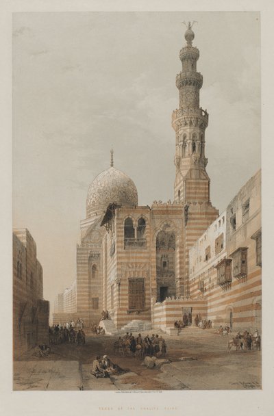 مصر والنوبة ، المجلد الثالث: مقابر الخلفاء ، القاهرة ، 1848. بواسطة لويس هاجي