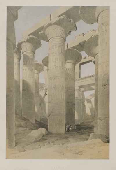 مصر والنوبة ، المجلد الثاني: الكرنك ، 1847. بواسطة لويس هاجي
