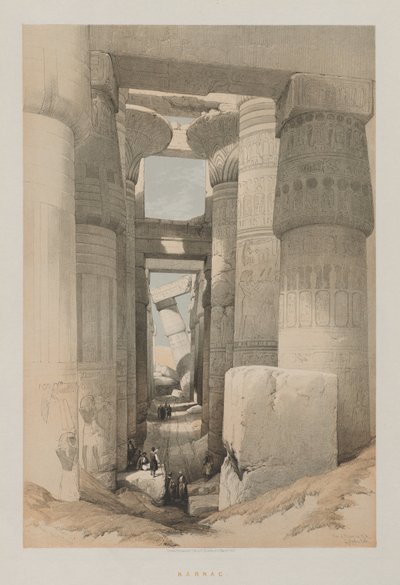 مصر والنوبة ، المجلد الثاني: الكرنك ، 1847. بواسطة لويس هاجي