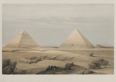 مصر والنوبة ، المجلد الثاني: أهرامات الجيزة بواسطة بعد ديفيد روبرتس