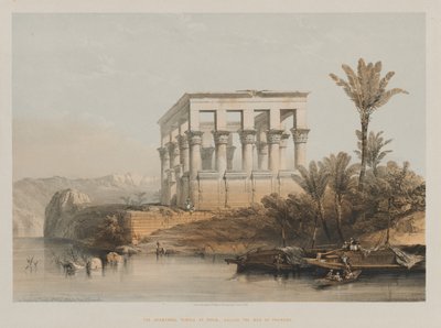 مصر والنوبة ، المجلد الثاني: معبد هايبرال في فيلة ، المسمى سرير فرعون ، 1848. بواسطة لويس هاجي