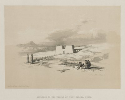 مصر والنوبة ، المجلد الأول: نهج معبد وادي صابوة ، النوبة ، 1847. بواسطة لويس هاجي
