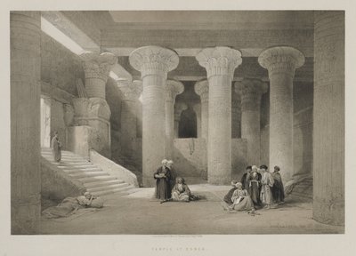 مصر والنوبة ، المجلد الأول: معبد إسنة ، 1846. بواسطة لويس هاجي