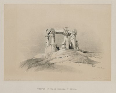 مصر والنوبة ، المجلد الأول: معبد وادي كارداسي في النوبة ، 1846. بواسطة لويس هاجي