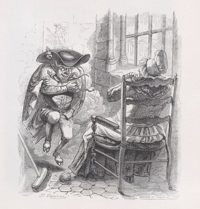 الرجل الأحمر الصغير من الأعمال الكاملة لـ Béranger ، 1836. المؤلفون: Louis-Henri Brevière ، Cesar-Auguste Hebert. بواسطة لويس هنري بريفير ، سيزار أوغست هيبرت