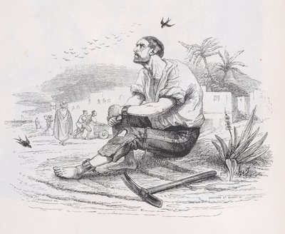 The Swallows from The Complete Works of Béranger، 1836. المبدعون: Louis-Henri Brevière، Cesar-Auguste Hebert. بواسطة لويس هنري بريفير ، سيزار أوغست هيبرت