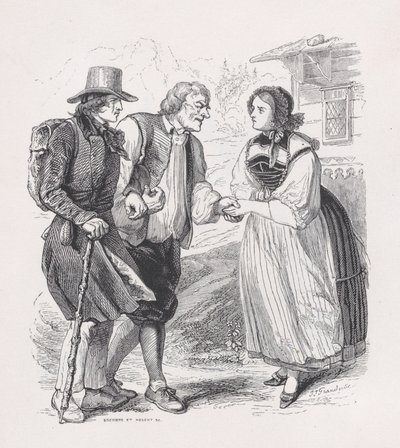 المسافر من الأعمال الكاملة ل Béranger ، 1836. المؤلفون: Louis-Henri Brevière ، Cesar-Auguste Hebert. بواسطة لويس هنري بريفير ، سيزار أوغست هيبرت