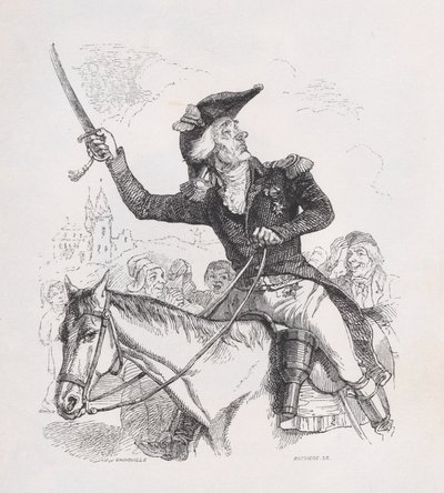 مركيز كاراباس من الأعمال الكاملة لبيرانجر 1836. بواسطة لويس هنري بريفير