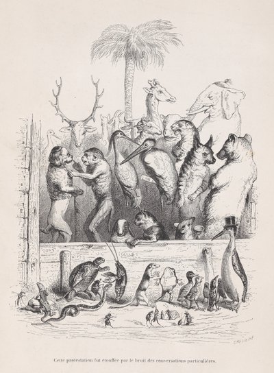 تم خنق هذا الاحتجاج بسبب ضجيج المحادثات الخاصة من مشاهد من ... ، كاليفورنيا. 1837-47. بواسطة لويس هنري بريفير