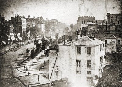 Boulevard du Temple من Daguerre بواسطة لويس جاك ماندي داجوير