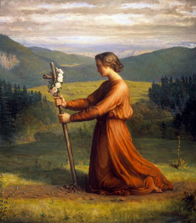 قصيدة الروح. الواقع. لوحة آن فرانسوا لويس جانموت (1814-1892) بواسطة لويس جانموت