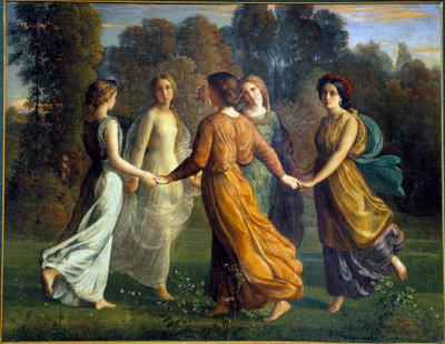 قصيدة الروح. أشعة الشمس. لوحة آن فرانسوا لويس جانموت (1814-1892) بواسطة لويس جانموت