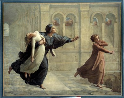 قصيدة الروح. الكابوس. لوحة آن فرانسوا لويس جانموت (1814-1892) بواسطة لويس جانموت