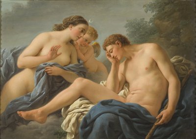 Diane et Endymion - Diana and Endymion ، بقلم Lagrenee ، Louis Jean Francois ، dit l