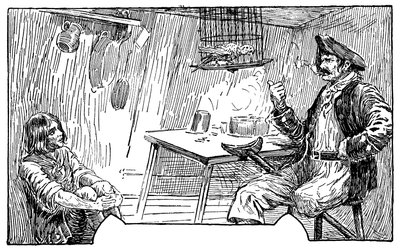 رسم توضيحي للويس ريد (1857-1926) لرواية "جزيرة الكنز" لروبرت لويس ستيفنسون (1850-1894) 1915 بواسطة لويس جون ريد
