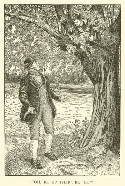Illustration for Tom Browns School-Days (engraving) بواسطة لويس جون ريد