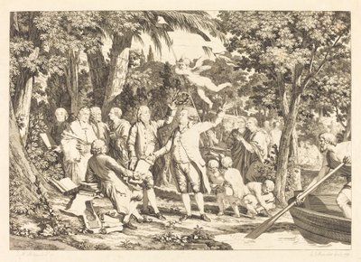 ميرابو يصل إلى الشانزليزيه بواسطة لويس جوزيف ماسكوييه بعد جان ميشيل مورو