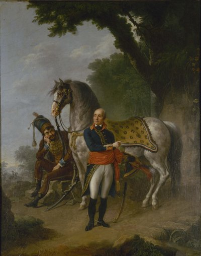 صورة للجنرال جوزيف ماري سيرفان دي جيربي 1741-1808 ، ج. 1800. بواسطة لويس لافيت