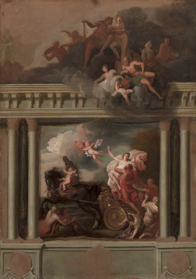The Rape of Proserpine ، تصميم لدرج Devonshire House ، لندن بواسطة لويس لاجوير