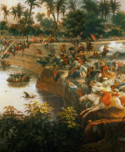 معركة الأهرامات (زيت على قماش) بواسطة لويس ليجون