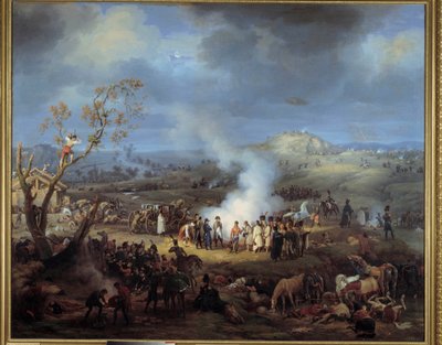 بيفواك دي نابليون الأول عشية معركة أوسترليتز في 1 ديسمبر 1805. لوحة لويس فرانسوا ليجون (1775-1848) بواسطة لويس ليجون