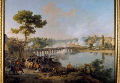 أعطى الجنرال بونابرت أوامره لمعركة جسر لودي (10 مايو 1796) خلال الحملة الأولى لإيطاليا (1796-1797) رسم لويس فرانسوا ليجون (1775-1848) القرن التاسع عشر. 1،85 × 2،40 م بواسطة لويس ليجون