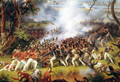 الحملة النابليونية لإسبانيا والبرتغال (1808-1813): "" معركة شيكلانا ، بالقرب من قادس ، 5 مايو بواسطة لويس ليجون