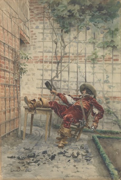 في كؤوسه 1872. بواسطة لويس ليلوار