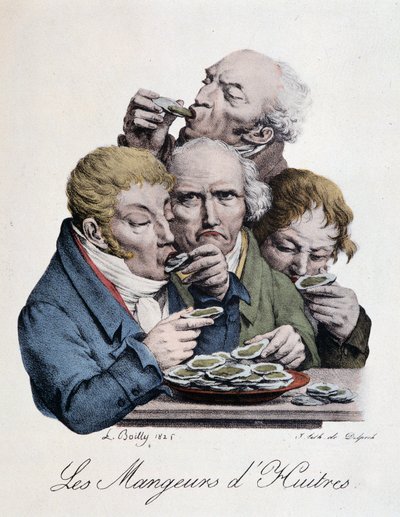 أويستر أكلة - بقلم إل بويلي بواسطة Louis Leopold Boilly