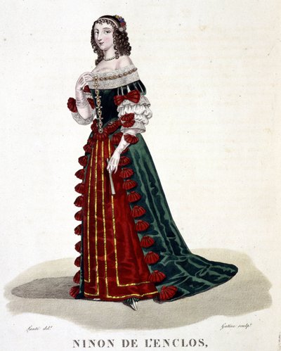 آن "" نينون "من Enclos (أو Ninon de Lenclos أو Ninon de Lanclos بواسطة لويس ماري لانتي