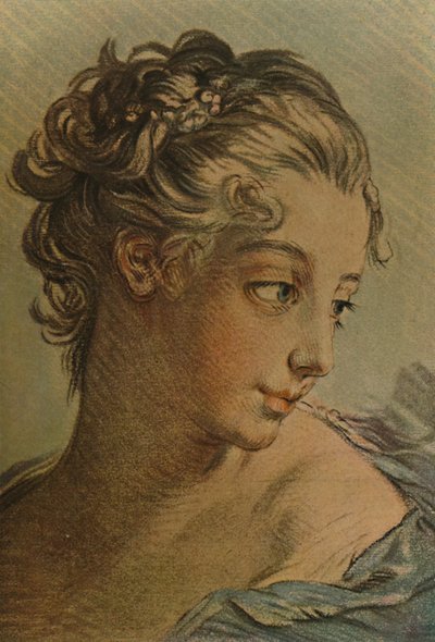 La Tete DUne Jeune Fille ، رئيس فتاة صغيرة ، c1760-1790 ، 1913 بواسطة لويس مارين بونيه