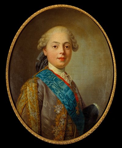 صورة لويس الثامن عشر ، ملك فرنسا ثم كونت بروفانس (1755-1824). لوحة لويس ميشيل فان لو (١٧٠٧-١٧٧١) بواسطة لويس ميشيل فان لو