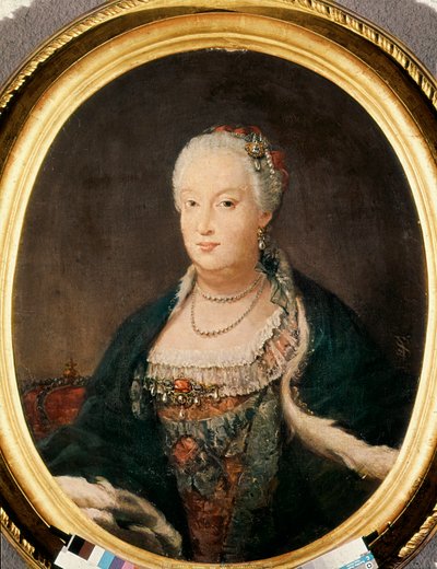باربرا دي براغانزا (1711-1758) ، ملكة إسبانيا (1746-1758) زوجة فرديناند السادس بواسطة لويس ميشيل فان لو