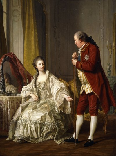 صورة مزدوجة للماركيز وماركيز دي ماريجني ، 1769 بواسطة لويس ميشيل فان لو