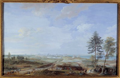 حرب استقلال الولايات المتحدة (1775-1783): "" حصار يوركتاون من 6 إلى 19 أكتوبر بواسطة Louis Nicolas van Blarenberghe