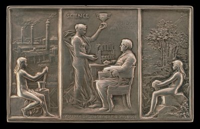 تشارلز كريستوفل ، 1805-1863 ، صائغ الفضة [الوجه] بواسطة Louis Oscar Roty