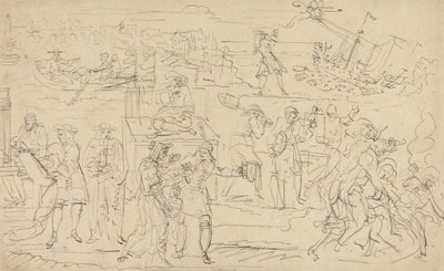 رحلة جيمس الثاني بواسطة Louis Philippe Boitard