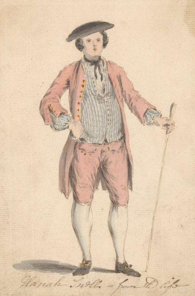 هانا سنيل - From the Life (in Male Dress) بواسطة Louis Philippe Boitard