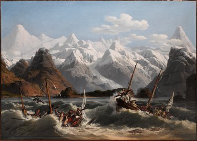 حطام السفينة قبالة ساحل ألاسكا بواسطة Louis Philippe Crepin
