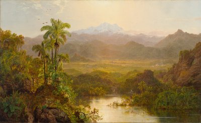 المناظر الطبيعية في الإكوادور ، 1859 بواسطة Louis Rémy Mignot