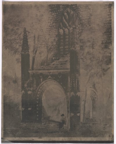 نافورة نوتردام في سانت بريوك ، بريتاني ، ج. 1853. بواسطة لويس ريمي روبرت