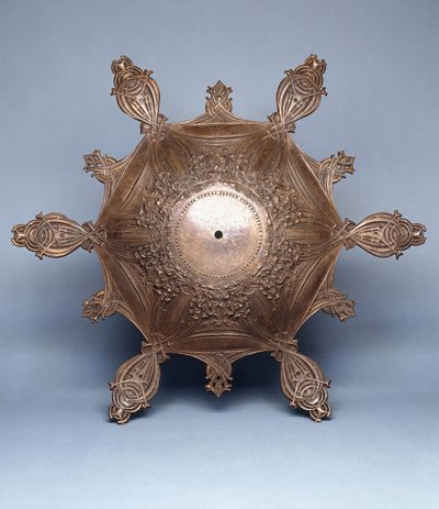 عنصر معماري مصمم لمبنى الكفالة ، بوفالو ، نيويورك ، حوالي 1895-6 ، 1895-6 (الحديد الزهر المطلي بالنحاس) بواسطة لويس سوليفان