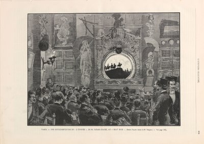 L'Épopée بواسطة M. Caran d'Ache في مسرح الظل Chat noir ، 1887. بواسطة لويس تينايير