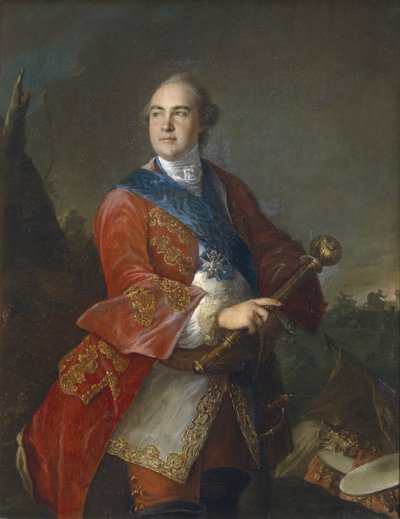 صورة للكونت كيريل رازوموفسكي 1728-1803 ، الأخير لهتمان من أوكرانيا ، 1758 بواسطة لويس توك