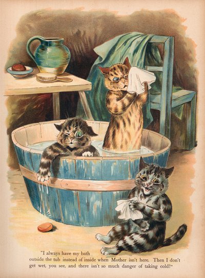 Louis Wain Cats (chromolitho) بواسطة لويس وين